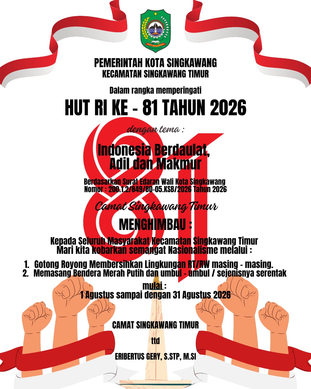himbauan-kepada-masyarakat-kecamatan-singkawang-timur-dalam-rangka-memperingati-hari-ulang-tahun-republik-indonesia-ke-81-tahun-2026