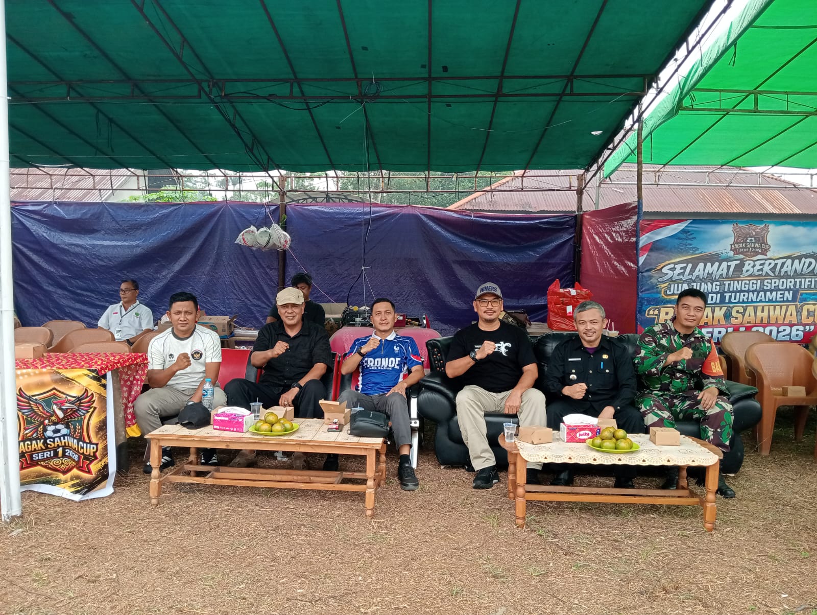 Kegiatan Pembukaan Turnamen Sepak Bola Bagak Sahwa CUP Seri 1 Tahun 2026